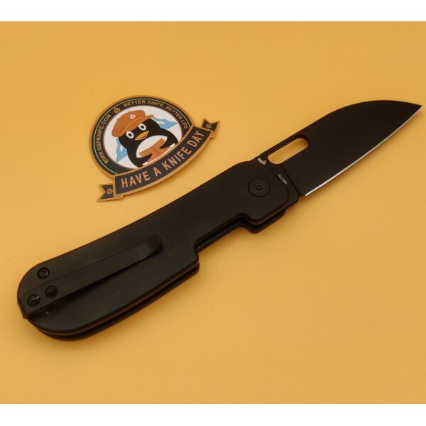 QSP Knife Variant PE Linerlock 14C28N Titan Black