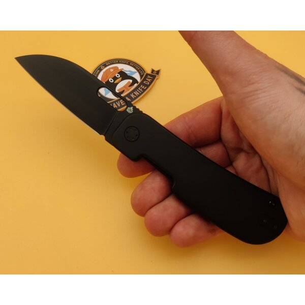 QSP Knife Variant PE Linerlock 14C28N Titan Black