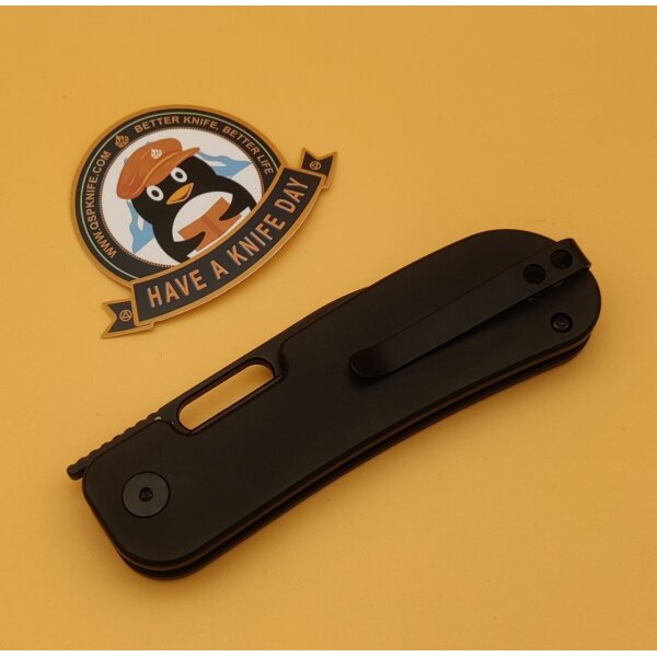 QSP Knife Variant PE Linerlock 14C28N Titan Black