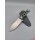 QSP Canary Fixed Blade Knife QS155-C1 Cr8Mo2VSi(DC53) Blade Green Micarta Handle