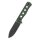 QSP Canary Fixed Blade Knife QS155-C2 Cr8Mo2VSi(DC53) Blade Green Micarta Handle