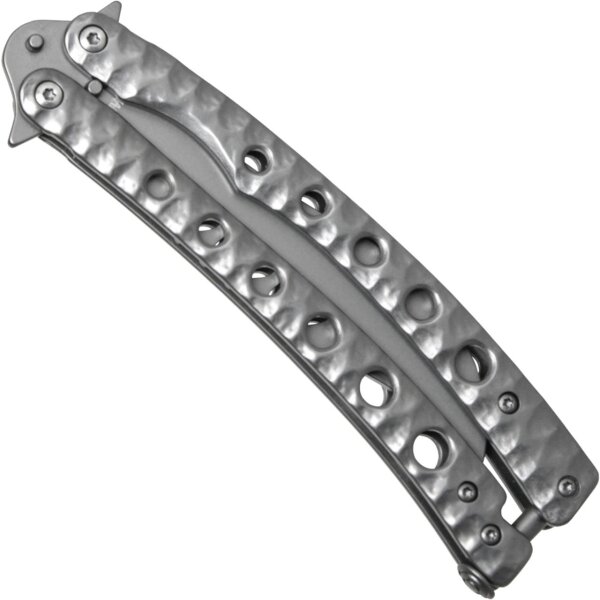 Haller Butterfly Trainer Rough Grey Balisong STUMPF
