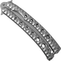 Haller Butterfly Trainer Rough Grey Balisong STUMPF