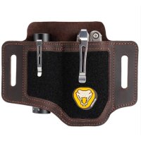 Viperade PL1 Dunkelbraun Lederholster für EDC Gear...