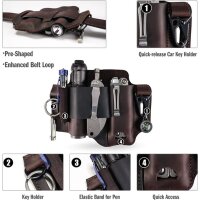 Viperade PJ36 Braun Lederholster für EDC Gear...