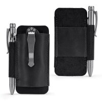 Viperade PJ33 Schwarz Lederholster f&uuml;r EDC Gear...