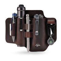 Viperade PJ35 BraunLederholster für EDC Gear...