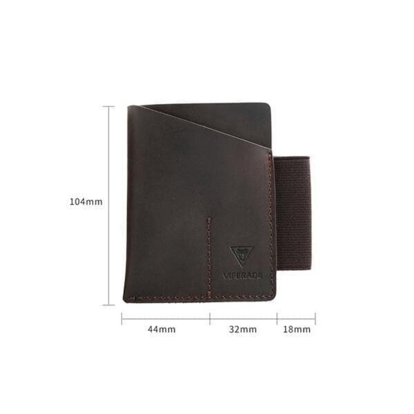 Viperade PJ12 Schwarz Lederholster für EDC Gear Taschenmesser u. Pen