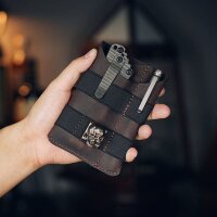 Viperade PL5 Braun Lederholster für Gear mit Klett...