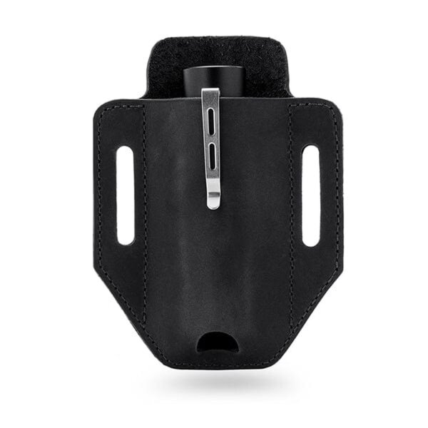 Viperade PJ31 Schwarz Lederholster für EDC Gear Pen Lampe Tool etc.