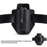 Viperade PJ31 Schwarz Lederholster für EDC Gear Pen...