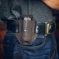 Viperade PJ31 Braun Lederholster für EDC Gear Pen...