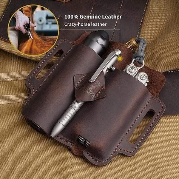 Viperade PJ19 Braun EDC Multi-Tool Lederholster