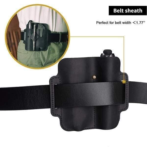 Viperade PJ19 Schwarz EDC Multi-Tool Lederholster