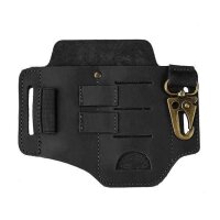 Viperade PJ16 Schwarz Lederholster für EDC Gear...