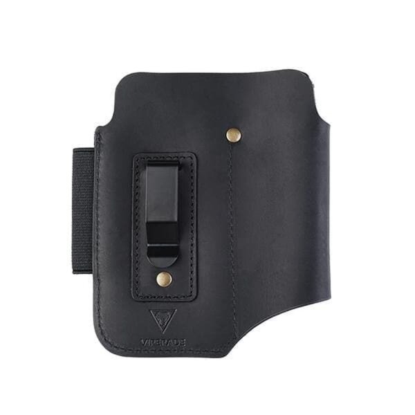 Viperade PJ15 Schwarz Lederholster für EDC Gear Multi Belt Sheath