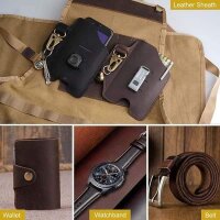 Viperade PJ26 Braun Tooling Lederrechteck für...