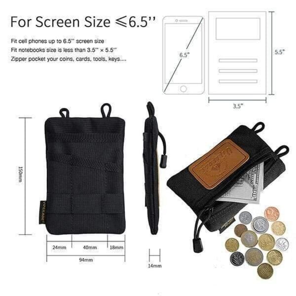 Viperade VE1 Organizer OW Green 500D Oxford Gewebe Mehrzwecktasche