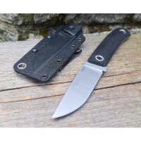 Manly Patriot black Messer Outdoormesser D2 Stahl G10 Griff + Kydexscheide