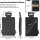 Viperade VE23 Organizer Schwarz Cordura EDC Pouch mit Klett Area
