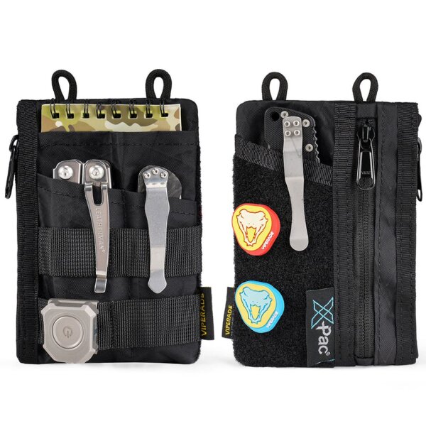Viperade VE18 X-PAC Material Black Soft EDC Pouch Organizer