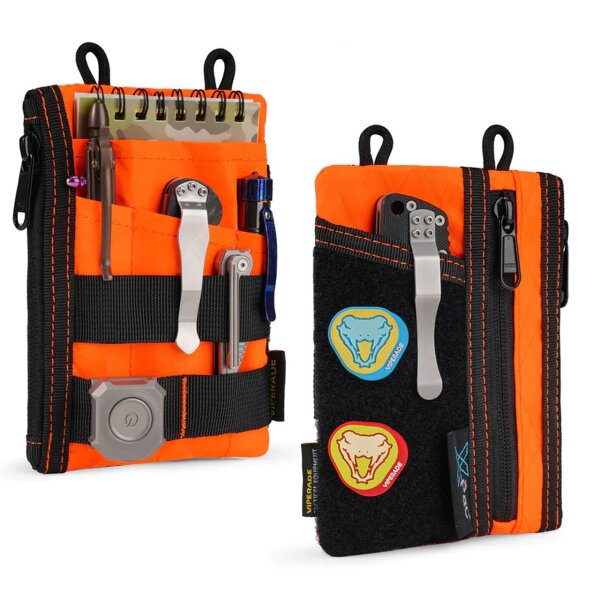 Viperade VE18 X-PAC Material Orange EDC Pouch Organizer