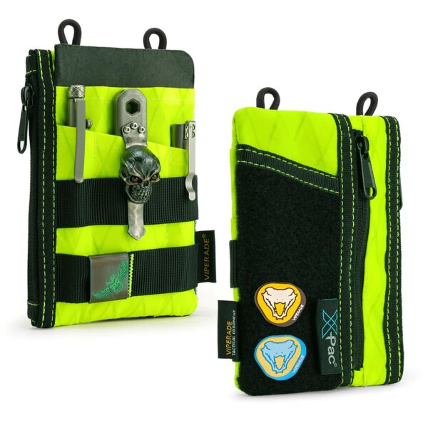 Viperade VE18 X-PAC Green Material Hot Lime EDC Pouch Organizer