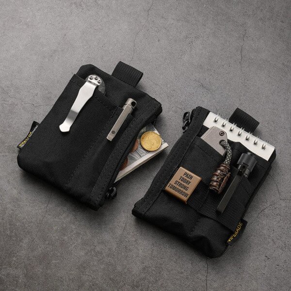 Viperade VE28 Black 6-in-1 EDC Pouch 500D Polyestergewebe Pocket Organizer
