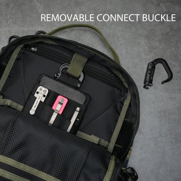 Viperade VE25 Black EDC Pouch Pocket Organizer mit Klett Fläche
