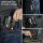 Viperade VE17 Black Camo Organizer 500D Polyestergewebe EDC Pouch mit Klett Area