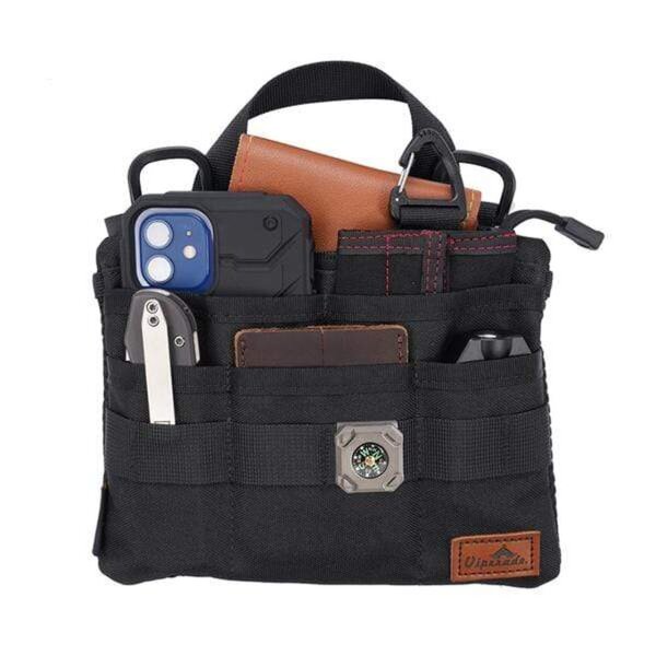Viperade VE5 Black EDC Pouch 500D Oxford Gewebe Multi-Mehrzwecktasche