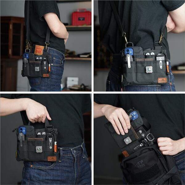 Viperade VE5 Grey EDC Pouch 500D Oxford Gewebe Multi-Mehrzwecktasche