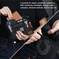 Viperade VE5 Black CamoEDC Pouch 500D Oxford Gewebe...