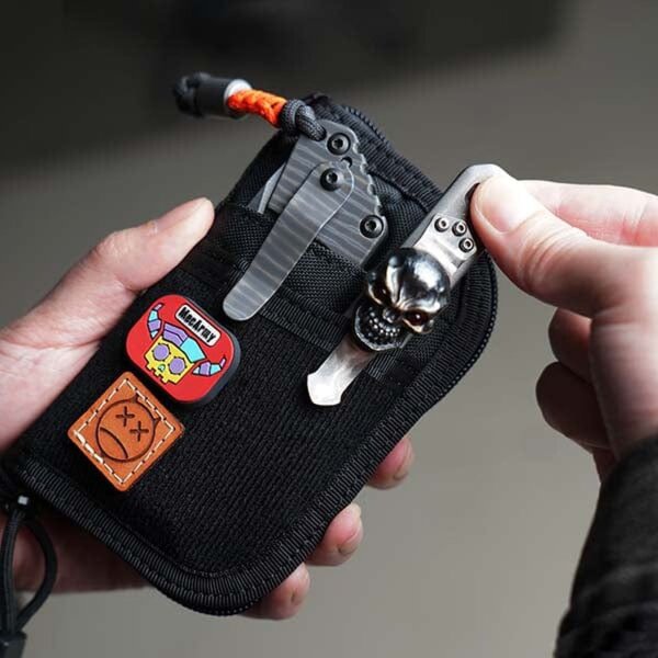 Viperade VE10-Black Organizer 500D Oxford Gewebe EDC Pouch mit Klett Area