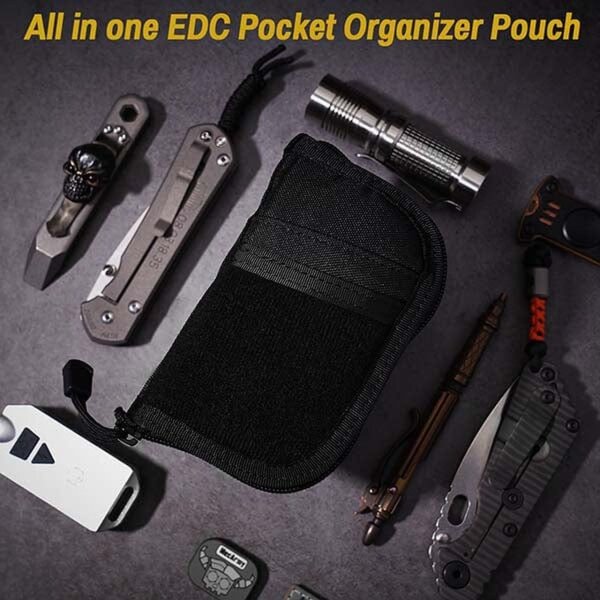 Viperade VE10-Black Organizer 500D Oxford Gewebe EDC Pouch mit Klett Area