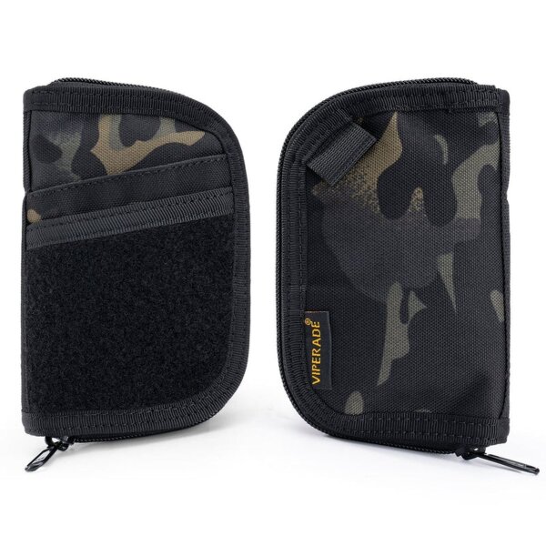 Viperade VE10-Black Camo Organizer 500D Oxford Gewebe EDC Pouch mit Klett Area
