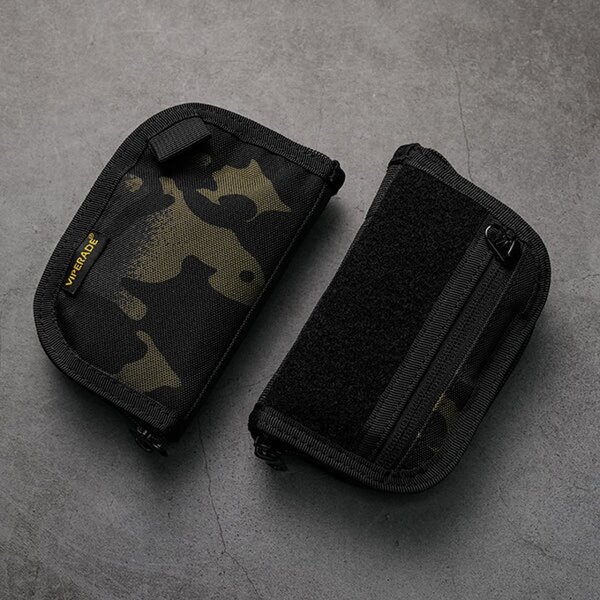 Viperade VE21-Black Camo Organizer 500D Oxford Gewebe EDC Pouch mit Klett Area