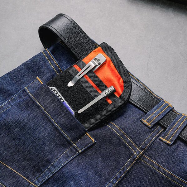 Viperade VE22-Orange Organizer 500D Oxford Gewebe EDC Pouch mit Klett Area