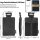Viperade VE24-Black Organizer 500D Polyester EDC Pouch mit Klett Area