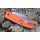 Manly WASP ORANGE Slip Joint Messer CPM-S90V Stahl G10 Griff Folder