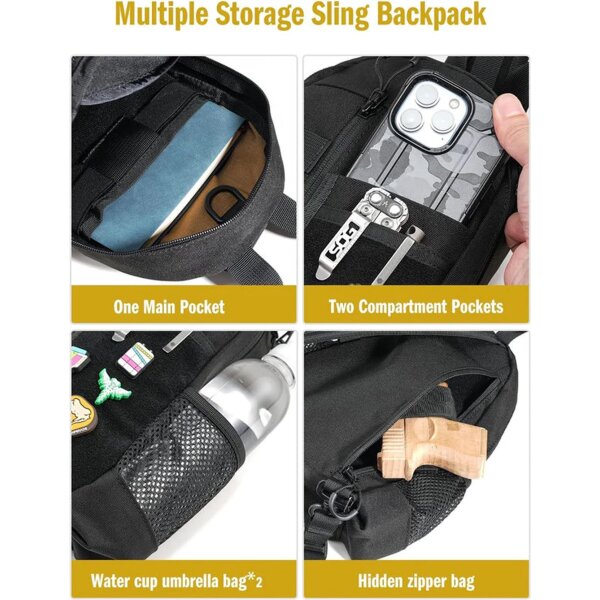 Viperade CHS1 Lighweight Sling Bag EDC Rucksack Cross Bag
