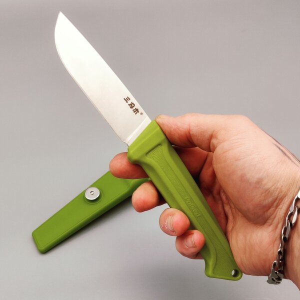 SanRenmu Poised S708-3 Fruit Green Fahrtenmesser