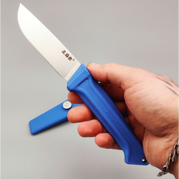 SanRenmu Poised S708-7 Crystal Blue Fahrtenmesser