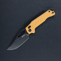 SRM Knives 238X-GY Mirage Ambi Lock Folder Yellow/Black