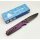 SRM Knives 258L-GN Ambi Lock Folder Purple/Black