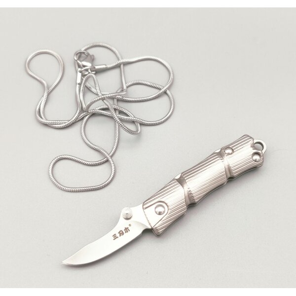 SanRenMu 6328 TC4 Neck Knife Slipjoint mit VG-10 Klinge