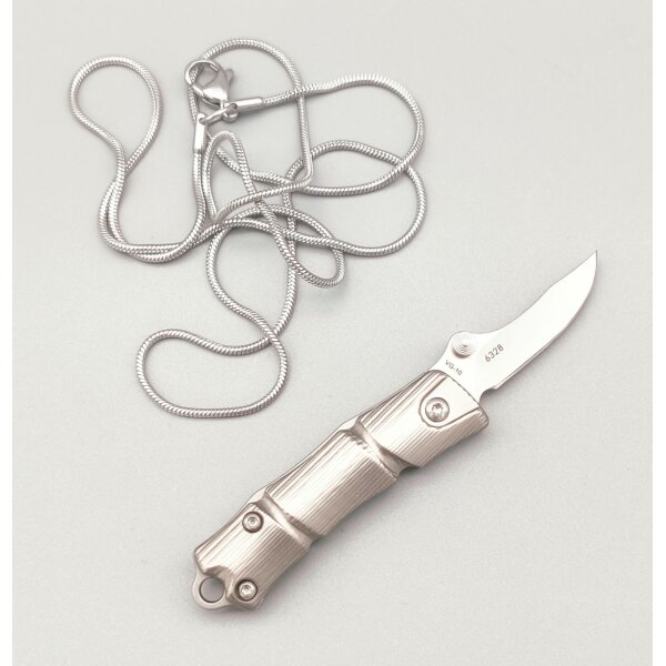 SanRenMu 6328 TC4 Neck Knife Slipjoint mit VG-10 Klinge