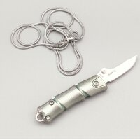 SanRenMu 6328-TG TC4 Neck Knife Slipjoint mit VG-10 Klinge