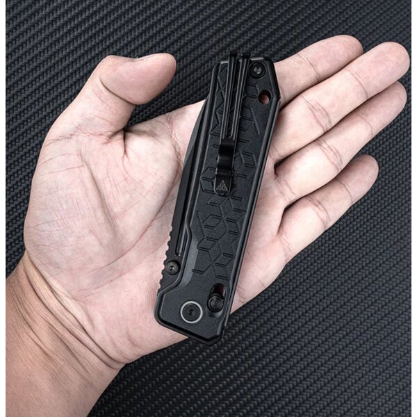 SRM Knives 7228B-AB 14C28N Stahl Ambi Lock Aluminium