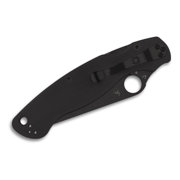 Spyderco Military 2 G10 Black Blade PlainEdge Taschenmesser Messer 01SP1235
